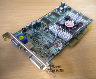 ATI RV25A Grafikkarte Radeon 9000 PRO 128MB AGP VGA DVI PN: 7120000800* g143