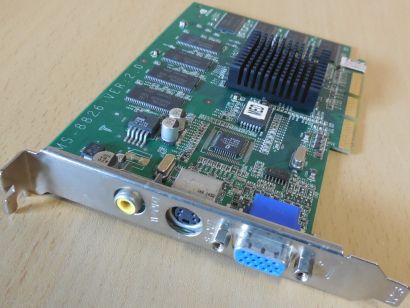 MSI MS-8826 GeForce2 MX 400 Retro AGP Grafikkarte 64MB 128Bit VGA TV-Out* g02