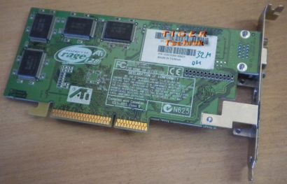 ATI 109-61300-00 Grafikkarte ATI Rage 128 SGRAM 32 MB AGP x2 1xVGA* g191