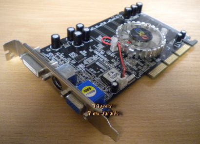 ms GF FX5200/4D128DT NVIDIA GeForce FX 5200 DDR AGP x8 DVI VGA S-VID* g193