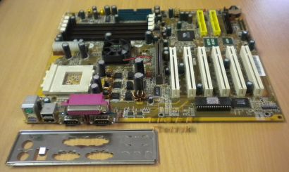 Abit KR7A-RAID Mainboard +Blende Sockel A 462 IDE-RAID AGP 6x PCI SD-RAM* m42