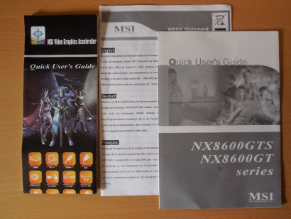 MSI NX8600GT-T2D256E-OC MS-V102 GeForce 8600GT 256MB GDDR3 PCI-E 2xDVI HDTV*g173