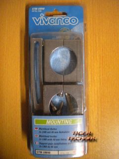 Vivanco Multifeedhalter 2-fach Multifeed-Halter 2x LNB mit 40mm Aufnahme *so262