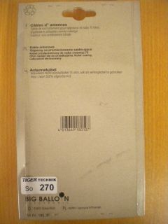 BigBalloon TV/Radio Antennenkabel schwarz Koax-St. - Koax-Kupplung 5m *so270