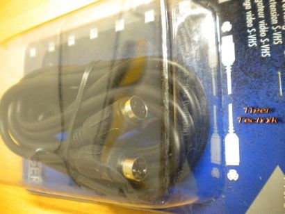 Schwaiger SVL 4300 S-VHS Verlängerung Kabel Mini-DIN-St. - Mini-DIN-Ku. 3m*so291