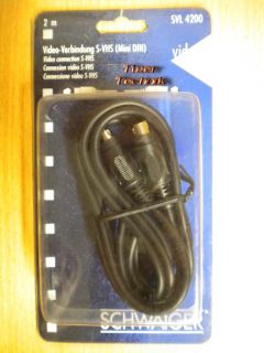 Schwaiger SVL 4200 S-VHS Kabel Mini-DIN-Stecker - Mini-DIN-Stecker 2m *so295