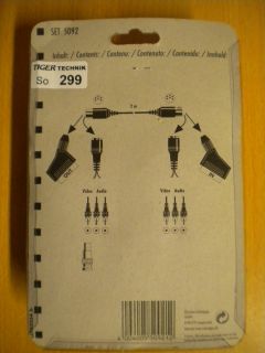 Schwaiger SET 5092 Universal Video-Überspiel-Set Stereo 5-teilig *so299 Schwaiger SET 5092 Universal Video-Überspiel-Set Stereo 5-teilig *so299