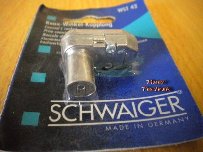 Schwaiger WST 42 Koax Winkel Kupplung hochwertige metallisierte Ausführung*so312