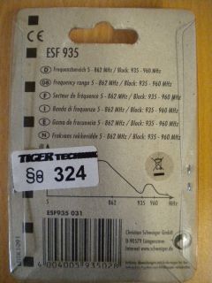 Schwaiger ESF 935 Entstör-Filter für TV DVB-T tauglich 5-862MHz 935-960MHz*so324