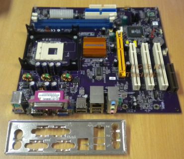 ECS Elitegroup 661FX-M Rev. 1.0 Mainboard 15-K15-011000 So. 478 + Blende* m252