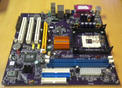 ECS Elitegroup 661FX-M Rev. 1.0 Mainboard 15-K15-011000 So. 478 + Blende* m252