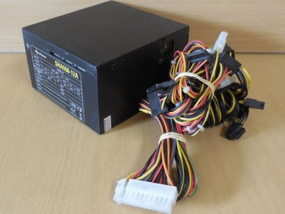 Sharkoon SHA550-12A 500 Watt PC Computer ATX Netzteil PCIe P4 P8 SATA* nt278