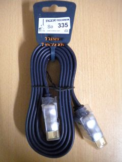 Vivanco HighEnd SCART Kabel flach 1,5m Stecker-Stecker Video TV DVD DVB-T* so335