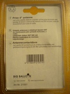 BigBalloon SAT Antennendose 3-fach Antennensteckdose SAT TV Radio *so359