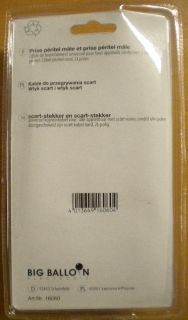 BigBalloon 21-pol SCART Kabel 1,5m Stecker - Stecker DVB-T Video TV DVD *so368