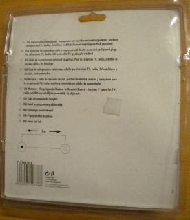 Schwaiger HQ Empfängeranschlusskabel 110db FullHD Kabel 3m Koax St.-Ku.*so379