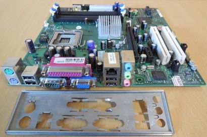 FSC Fujitsu Siemens D1931-A21 GS 3 Mainboard mit Blende Sockel 775* m07