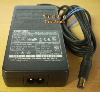 TOSHIBA PA2450U AC DC Adapter 15V 3A Netzteil* nt508