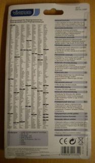 Vivanco Universal Fernbedienung 12 in 1 flach stylish einfach bedienbar* so402