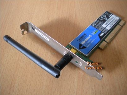 Linksys WPM54G Wireless-G 2.4 GHz PCI Karte mit Antenne* ek26