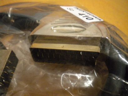 Hochwertiges SCART Kabel blau 1,5m Stecker - Stecker DVB-T Video TV DVD* so410