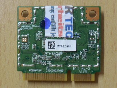 Atheros AR5B22 WCBN7501A-AA Mini PCIe WLAN Bluetooth Modul 802.11abgn WiFi* wk42