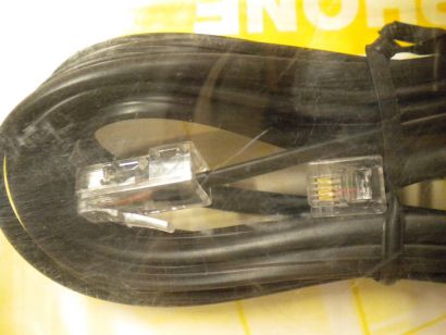 Skymaster Telefon DSL Modem Kabel Modular 3m RJ11 Stecker - RJ45 Stecker * so421