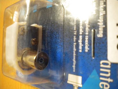 Schwaiger WST 20 SAT Koax Winkelkupplung weiß * so440