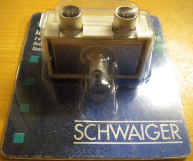 Schwaiger ASV 47 Anschlussverteiler Rundfunk 2-fach Radio Verteiler* so445