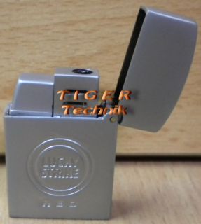 Original Lucky Strike Mini Feuerzeug Silber Metall NEU OVP* so901