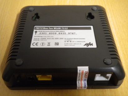Fritz!Box Fon WLAN 7112 schwarz 1&1 Surf & Phone Version für alle Anbieter*nw307