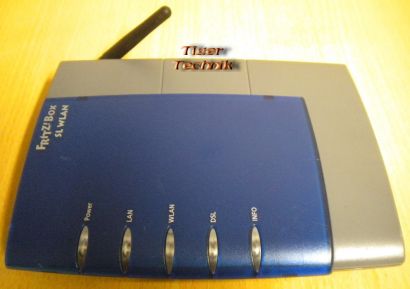 Fritz!Box SL WLAN Router Blau ADSL ADSL2+ 1x LAN-Port 1x USB * nw311