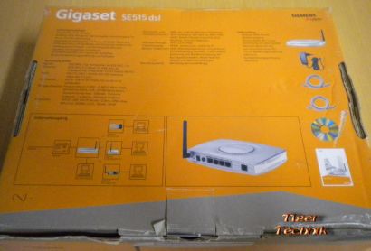 Siemens Gigaset SE515 Router ADSL 4x LAN Firewall WLAN bis zu 54 Mbit* nw315