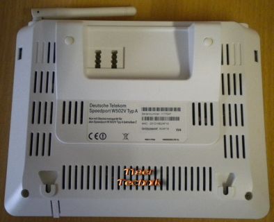 Deutsche Telekom Speedport W 502V Typ A Router ADSL ADSL2+ VOIP 2x TAE * nw318