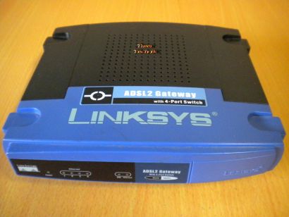 Linksys AG241 v2 ADSL2 Gateway mit 4-port Switch SPI Firewall integriert * nw332