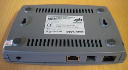 Fritz Box SL Router Rot ADSL ADSL2+ 1x LAN-port 1x USB1.1 mit Firewall* nw336