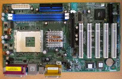 ASRock K7VT4-4X Rev 3.02 Mainboard + Blende Sockel A 462 FSB333 LAN Audio* m435