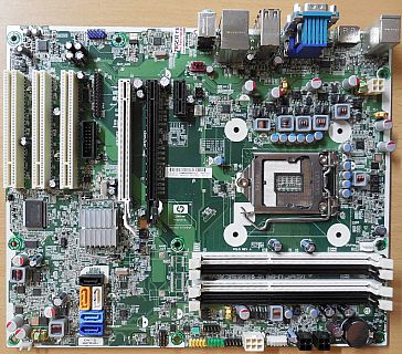 HP Elite 8100 Mainboard 531990 505799 001 Rev 0F Sockel 1156 PCIe VGA DP* m437