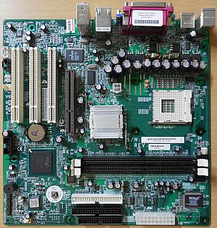 HP 335187-001 Rev A06 Mainboard +Blende D230 MT NR138 Sockel 478 LAN VGA* m440
