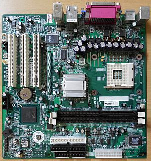 HP 335186-001 Rev A01 Mainboard +Blende D220 MT NR138 Sockel 478 LAN VGA* m441