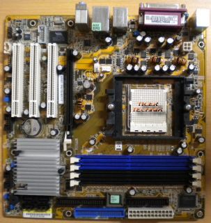 Asus A8NE-FM/S Rev 2.00 Mainboard + Blende Sockel 939 DDR400 PCI-E x16 LAN* m453