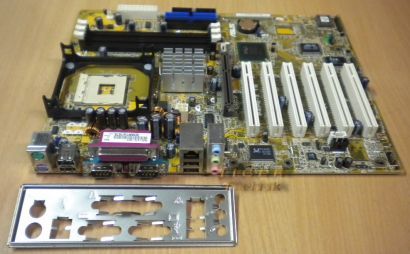 ASUS P4PE-XTE Mainboard + Blende  M202