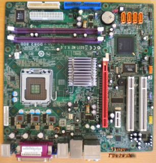 ECS Elitegroup G31T-M2 V1.0 Mainboard +Blende Sockel 775 PCIe x16 SATA DDR2*m457