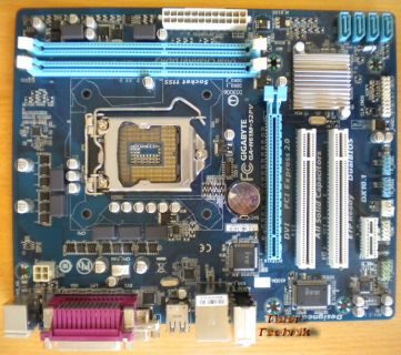 Gigabyte GA-H61M-S2PV Rev 2.1 Mainboard Sockel 1155 DDR3 DVI PCIe x16 * m460