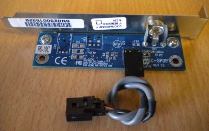 Slot Blech SPDIF Gigabyte GC-SPDIF Composite Cinch Out Ausgang Mainboard* pz123