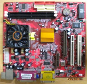 AMD Mainboard Rev. 7.1C inkl. AMD Pro 1200+ CPU VGA LAN AUDIO SD-RAM PCI *m474
