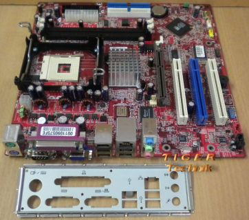 MSI MS-7060 Medion Ver:1 Mainboard + Blende FSB800 DDR400 AGP 8x 5.1 Audio *m482