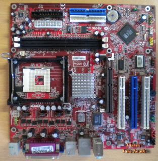 MSI MS-7060 Medion Ver:1 Mainboard + Blende FSB800 DDR400 AGP 8x 5.1 Audio *m482