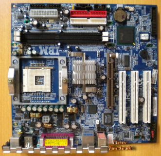 IBM FRU 49P1599 Rev 1.2 NetVista ThinkCentre Mainboard + Blende Sockel 478* m513