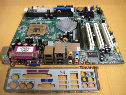 HP Asterope2 5188-4383 RC410-M Rev:1.03 Mainboard + Blende Sockel 775 PCIe* m533